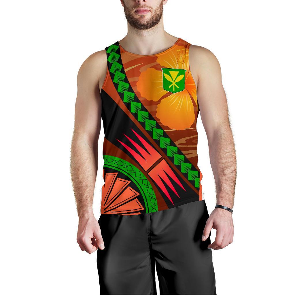Kanaka Maoli Polynesian Men Tank Top - Sport Style - Polynesian Pride