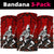 Polynesian Warrior Ikaika Hawaii Bandana 3 - Pack - Eruption Style - Polynesian Pride