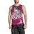 Maori Manaia The Blue Sea Men'S Tank Top, Pink Pink - Polynesian Pride