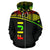 Fiji Polynesian Zip up Hoodie Reggae Curve - Polynesian Pride