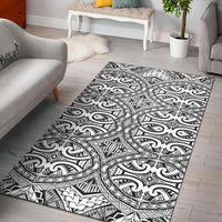 Polynesian Black Color Area Rug - Polynesian Pride