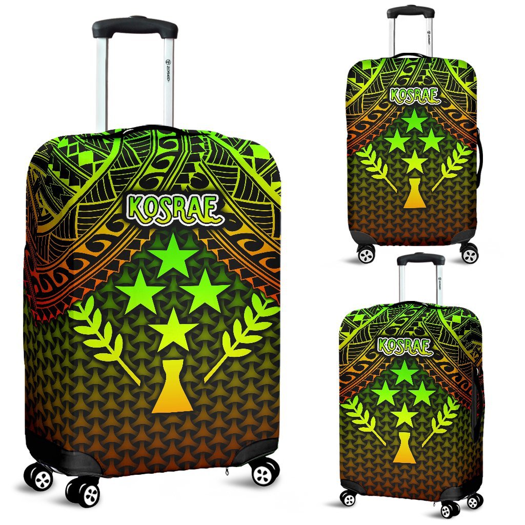 Polynesian Kosrae Luggage Covers - Reggae Vintage Polynesian Patterns - Polynesian Pride