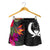 Pohnpei All Over Print Women's Shorts - Polynesian Hibiscus Pattern - Polynesian Pride