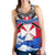 Wallis and Futuna Rugby Women Racerback Tank Spirit Red - Polynesian Pride