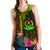 Vanuatu Polynesian Women's Racerback Tank - Hibiscus and Banana Leaves - Polynesian Pride