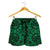 Polynesian Kakau Turtle Green Women's Short - Polynesian Pride