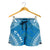 Northern Mariana Islands Women's Shorts - Polynesian Chief Flag Version Women White - Polynesian Pride