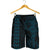 Hawaii Tribal Men's Shorts Blue Coral - Polynesian Pride