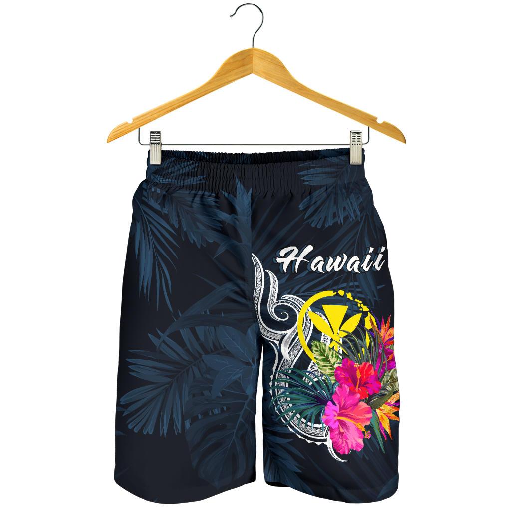 Hawaii Polynesian Men's Shorts - Tropical Flower - Polynesian Pride