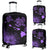 Hawaii Hibiscus Map Polynesian Ancient Violet Turtle Luggage Covers Violet - Polynesian Pride