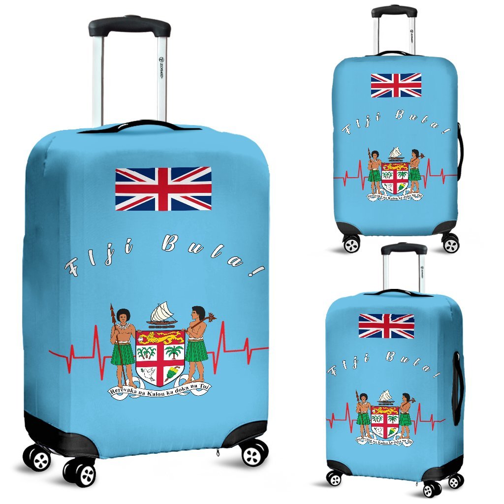 Fiji Heartbeat Luggage Covers TH5 Blue - Polynesian Pride