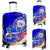 Hawaii Polynesian Luggage Covers - Hawaii Seal With Turtle Plumeria (Blue) - Polynesian Pride