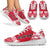 Hawaii Sport Sneakers - Polynesian Tattoo Flag White - Polynesian Pride