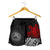 American Samoa Polynesian Shorts (Women) - Polynesian Turtle (Red) - Polynesian Pride