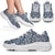 Polynesian Culture Blue White Chunky Sneakers - Polynesian Pride