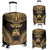 Norfolk Island Polynesian Chief Luggage Cover - Gold Version Gold - Polynesian Pride