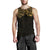 New Zealand Men'S Tank Top, Maori Polynesian Tattoo Gold Gold - Polynesian Pride