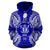 Niue Polynesian ll Over Hoodie Map Blue - Polynesian Pride