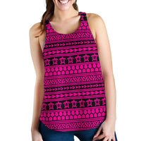 Polynesian Tattoo Tribal Pink Women's Racerback Tank Top Pink - Polynesian Pride