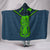 New Zealand Maori Rugby Hooded Blanket Pride Version - Navy Hooded Blanket Navy - Polynesian Pride