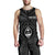 Guam Personalised Men's Tank Top - Guam Seal With Polynesian Tattoo Style (Black) - Polynesian Pride