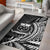 Samoa Area Rug - Wings Style Black - Polynesian Pride