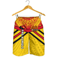 Combo Polo Shirt and Men Short Papua New Guinea Rugby PNG - The Kumuls - Polynesian Pride