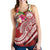 FSM Polynesian Women's Racerback Tank - Summer Plumeria (Red) - Polynesian Pride