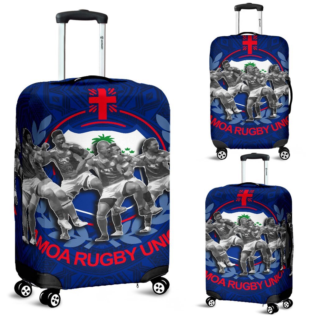 Samoa Luggage Covers Siva Tau Blue - Polynesian Pride