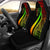 Fiji Car Seat Covers - Reggae Polynesian Tentacle Tribal Pattern Crest Universal Fit Reggae - Polynesian Pride