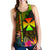 Wallis and Futuna Polynesian Women's Racerback Tank - Hibiscus and Banana Leaves - Polynesian Pride