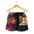 Fiji All Over Print Women's Shorts - Polynesian Hibiscus Pattern - Polynesian Pride