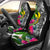 Hawaii Car Seat Covers White - Turtle Plumeria Banana Leaf Universal Fit White - Polynesian Pride