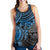 Federated States Of Micronesia Women's Racerback Tank - Blue Turtle - Polynesian Pride