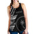 Chuuk Women's Racerback Tank - Micronesian Pattern Flash Black - Polynesian Pride