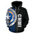 Northern Mariana Islands Polynesian All Over Zip up Hoodie Blue Line - Polynesian Pride