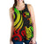 Tonga Polynesian Women Racerback Tank - Reagae Tentacle Turtle - Polynesian Pride