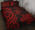 Palau Quilt Bed Set - Red Tentacle Turtle Red - Polynesian Pride