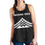 Hawaii Mauna Kea Polynesian Women's Racerback Tank White - Polynesian Pride