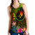 YAP Polynesian Women's Racerback Tank - Hibiscus and Banana Leaves - Polynesian Pride