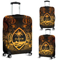 Guam Polynesian Luggage Cover - Gold Turtle Homeland GOLD - Polynesian Pride