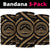 Hawaiian Mauna Kea Gold Bandana 3 - Pack - Polynesian Pride