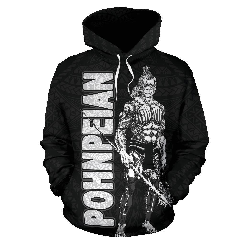 Pohnpei Polynesian Hoodie Micronesia Pohnpeian Warrior - Polynesian Pride