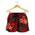 Polynesian Hawaii Women Shorts - Red Plumeria - Polynesian Pride