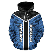 Kosrae All Over Hoodie Micronesian Homeland - Polynesian Pride