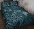 Hawaii Quilt Bed Set - Turtle Hibiscus Map Blue Quilt Bed Set - Polynesian Pride