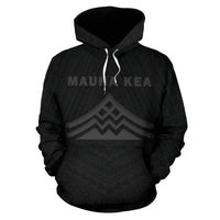 Hawaii Mauna Kea Polynesian Hoodie Grey - Polynesian Pride