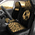 Tonga Car Seat Covers - Tonga Coat Of Arms Polynesian Tattoo Fog Gold Universal Fit Gold - Polynesian Pride