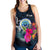 Federated States of Micronesia Women's Racerback Tank - Tropical Flower - Polynesian Pride