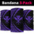 Hawaiian Bandana Kanaka Polynesian Bandana 3-Pack - Circle Style Purple - Polynesian Pride